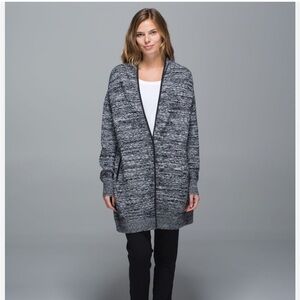 Lululemon merino wool Cardi all day cardigan athlesure natural fibres